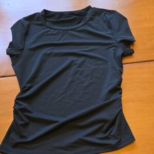 Classic Black Crew Neck Short Sleeve Tee